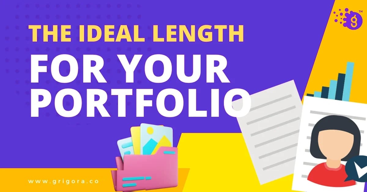 how many pages should a portfolio be