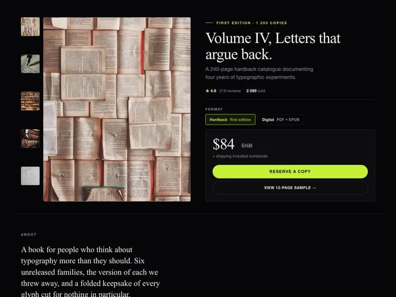 Bold commerce template preview