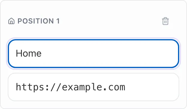 Breadcrumb Schema Generator with input filled in