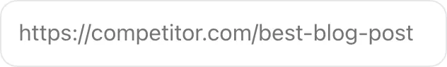 Empty Competitor Keyword Extractor before any input