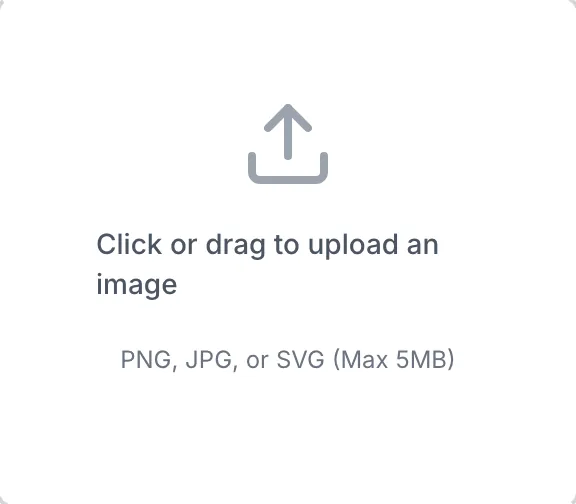 Empty Favicon Size Generator before any input