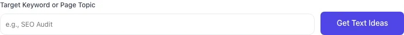 Empty Internal Link Text Suggestions before any input