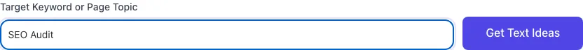 Internal Link Text Suggestions with input filled in
