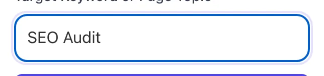 Internal Link Text Suggestions showing its result