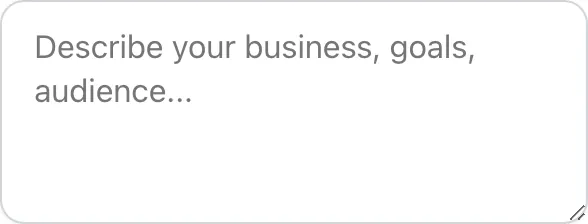 Empty Keyword Prioritization Tool before any input