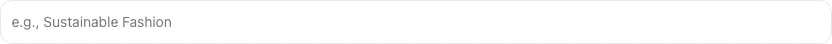 Empty Market Keyword Ideas Tool before any input