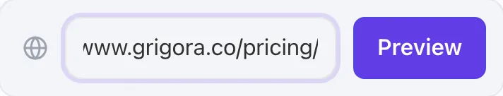 Mobile Preview Simulator with input filled in
