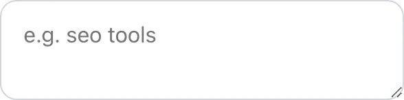 Empty Newsletter Title Ideas before any input