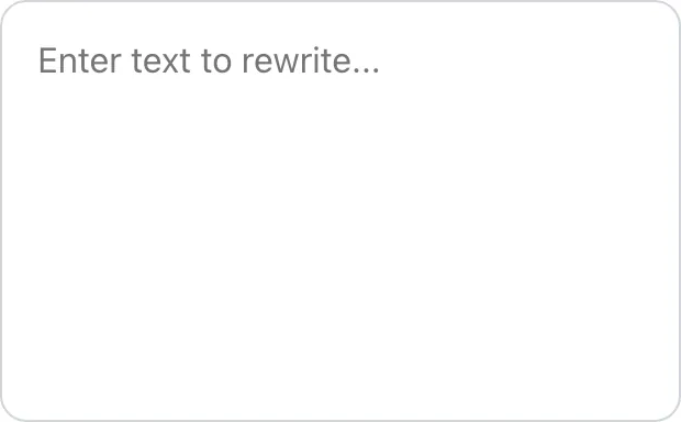 Empty Paragraph Rewriter before any input