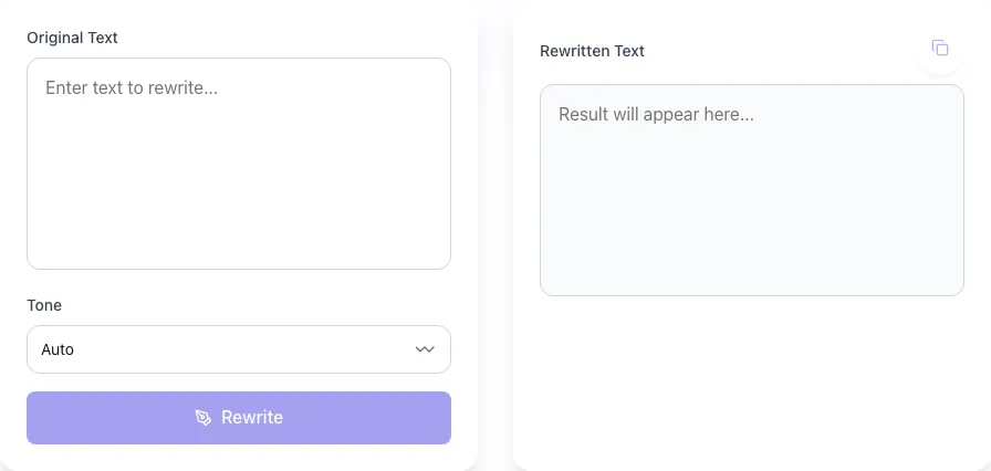 Empty Paragraph Rewriter before any input