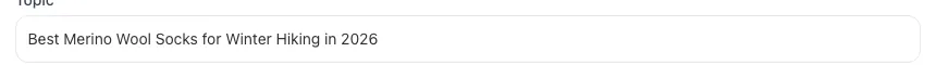 Pinterest Pin Title Generator showing its result