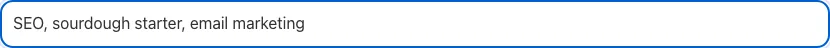 Question Keyword Generator with input filled in