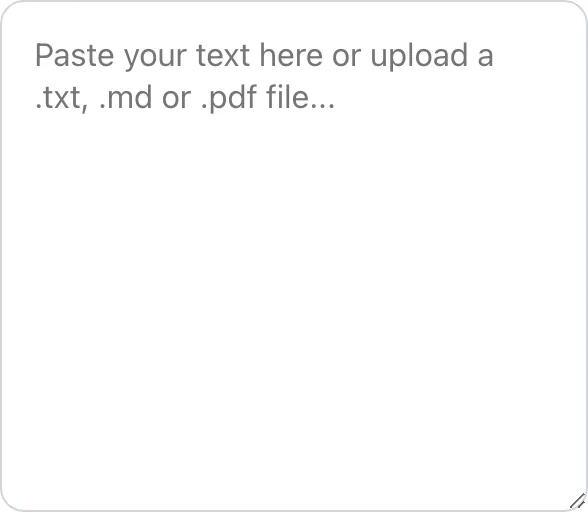 Empty Read Time Calculator before any input