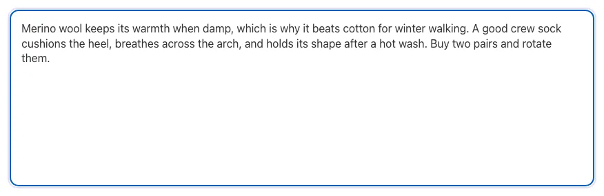 Word Counter For Blog Posts showing its result