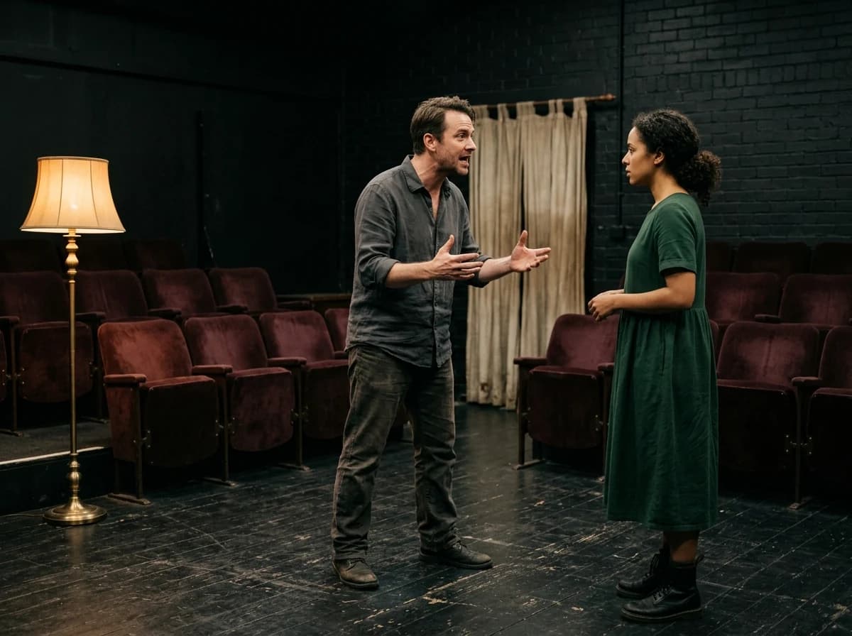 Theater Rehearsal for actor