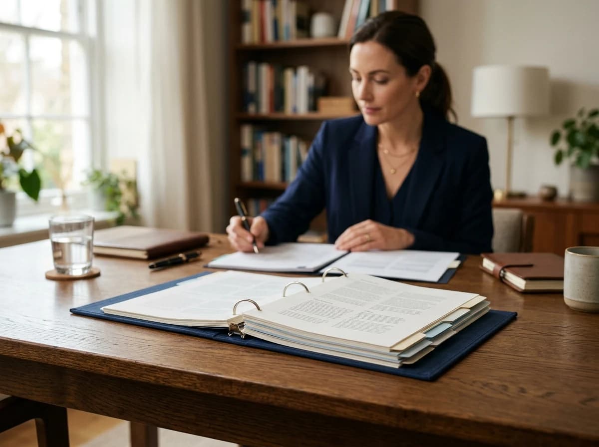 Professional binder titled 'Stewardship Toolkit' with organized tabbed sections.