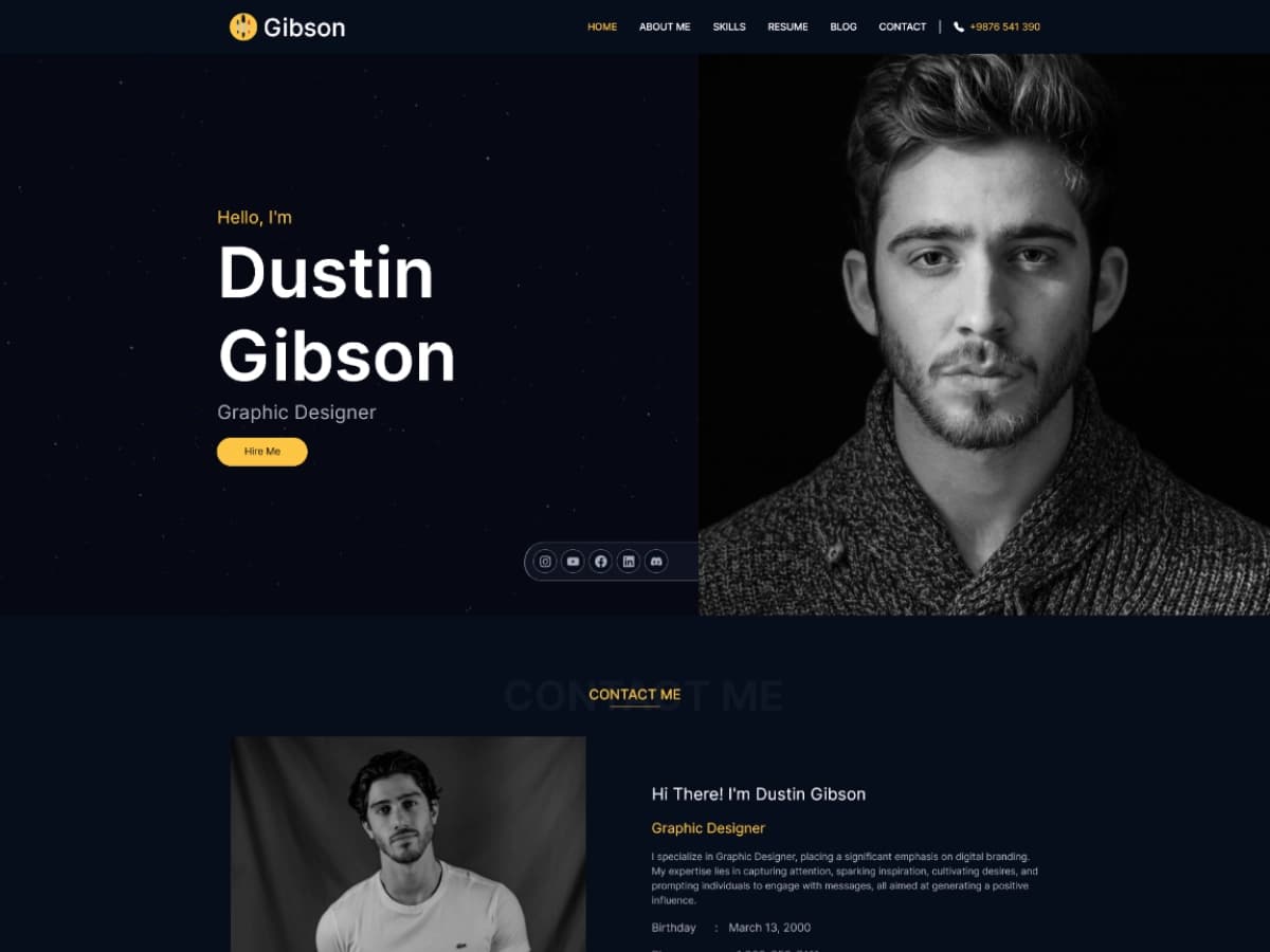 Website Builder Example Preview 2