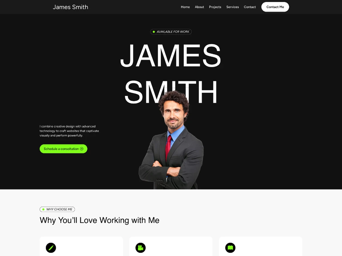 Website Builder Example Preview 4