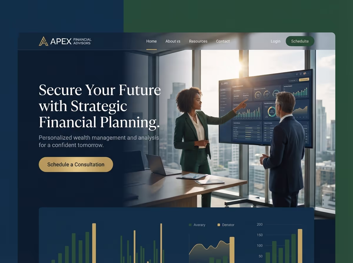 Build Financial Planning Analyst in Minutes | AI Builder website preview