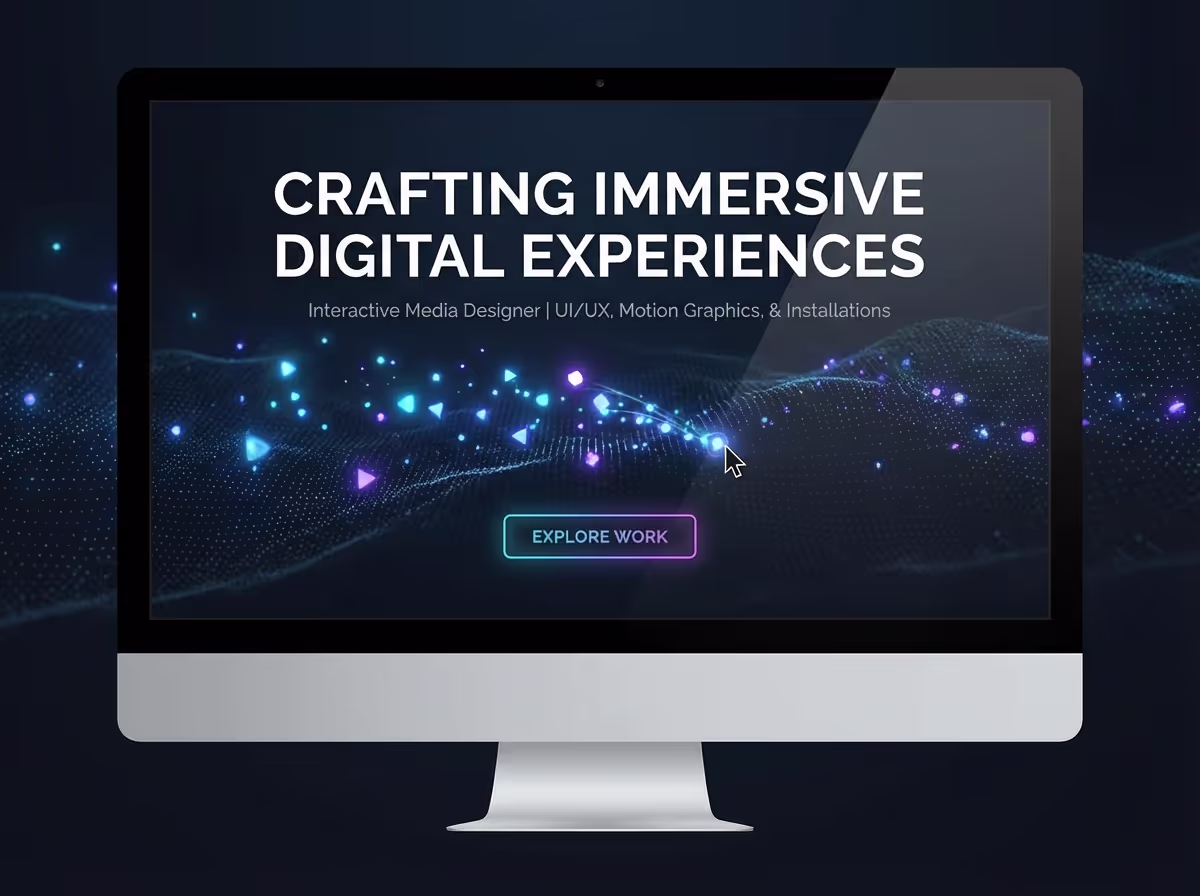 Make Interactive Media Designer | AI Builder website preview