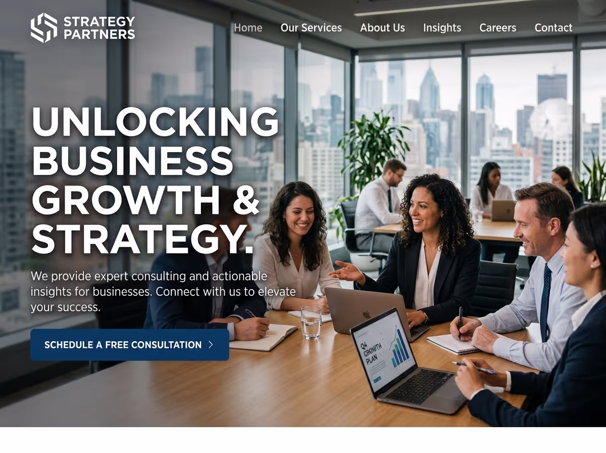 Build Professionals Websites Instantly | AI Builder website preview