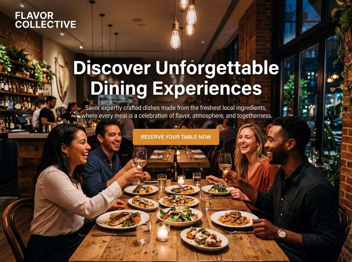 Create Restaurants in Minutes | AI Builder website preview