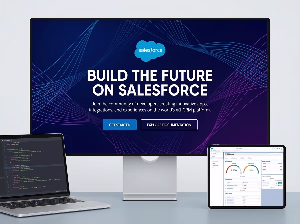 Create Salesforce Developer Portfolios in Minutes | AI Builder website preview