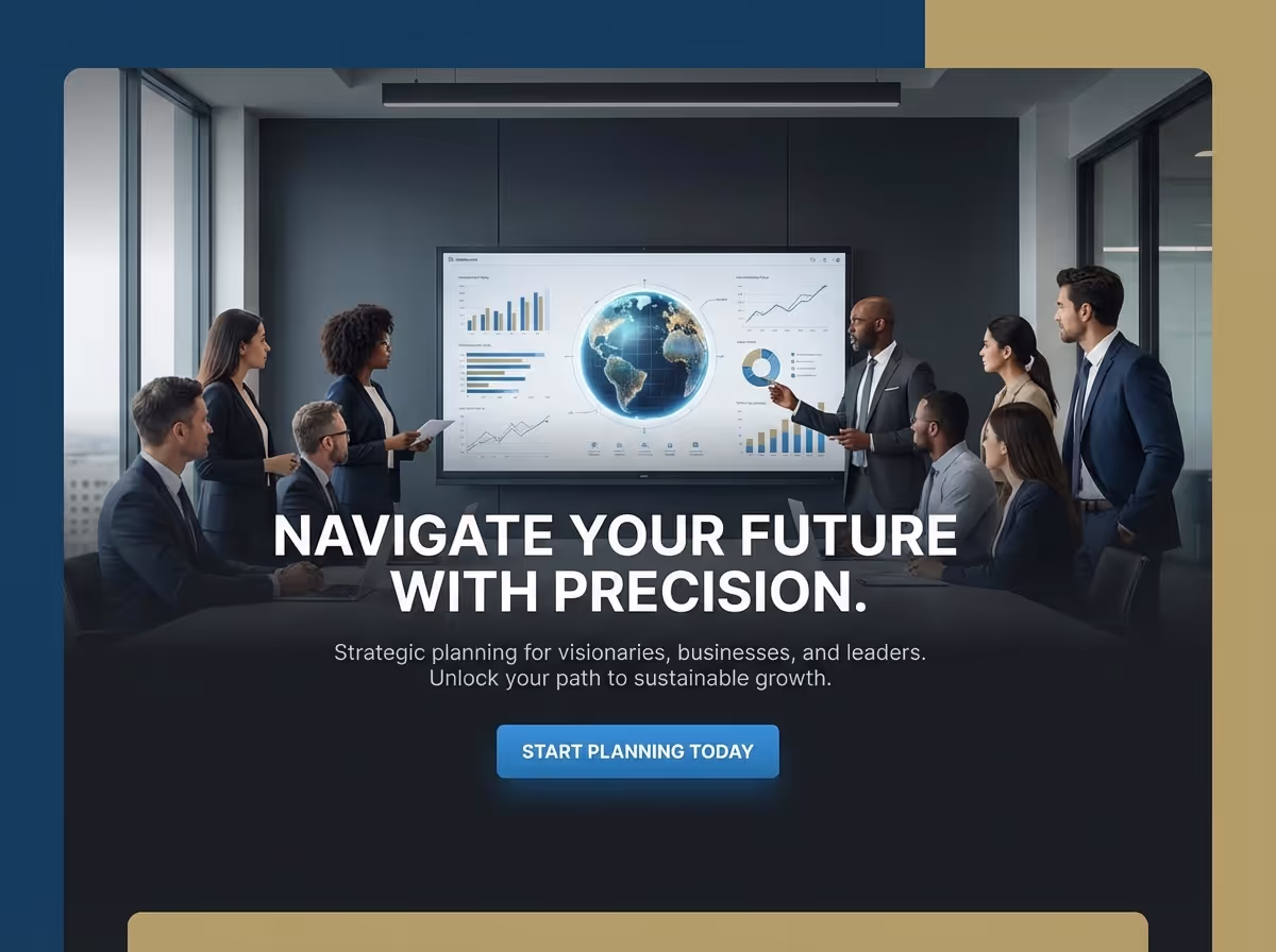 Create Strategic Planner in Minutes | AI Builder website preview