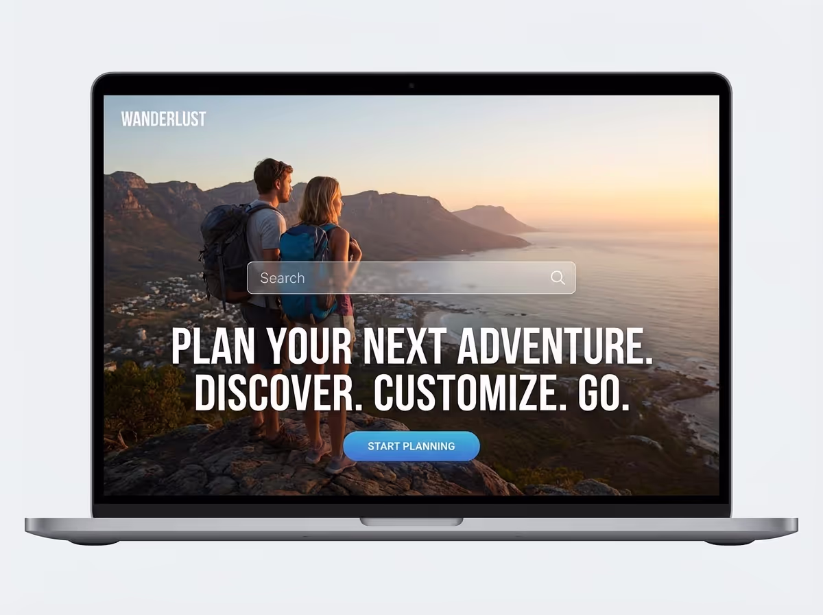 Create Travel Planner Websites Instantly | AI Builder website preview