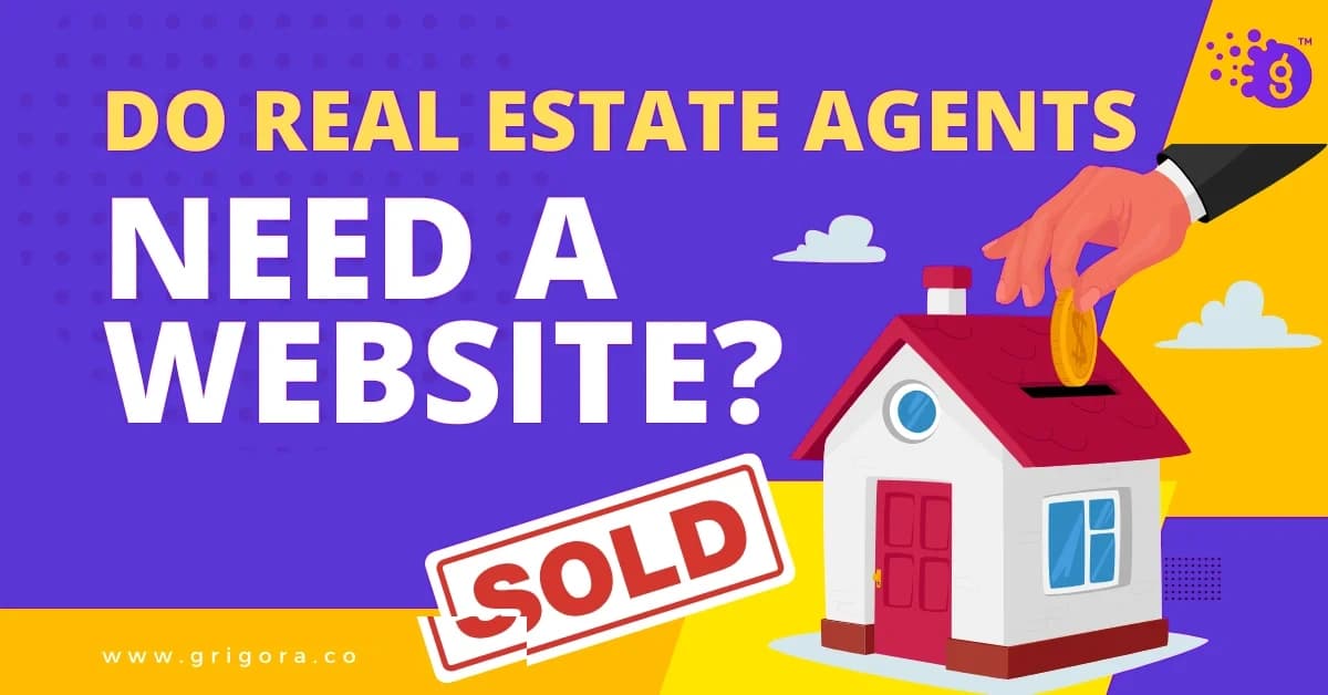 Can real estate agents have their own websites