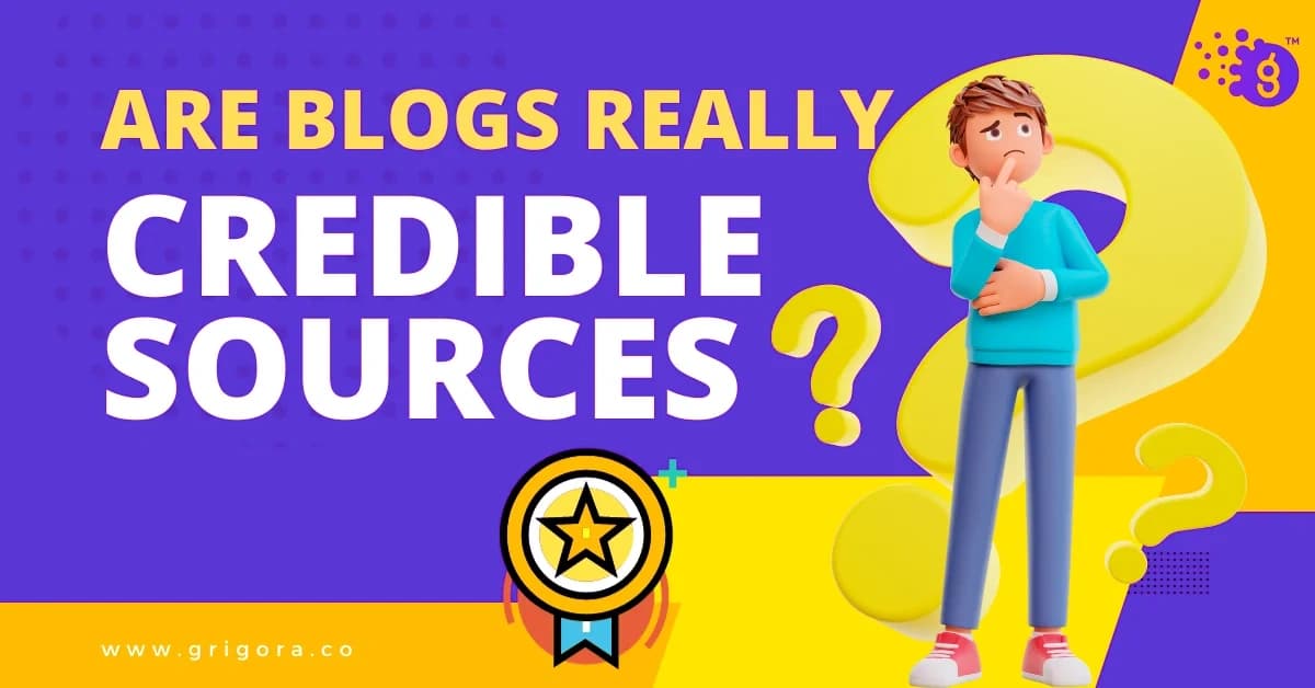 are blogs credible sources