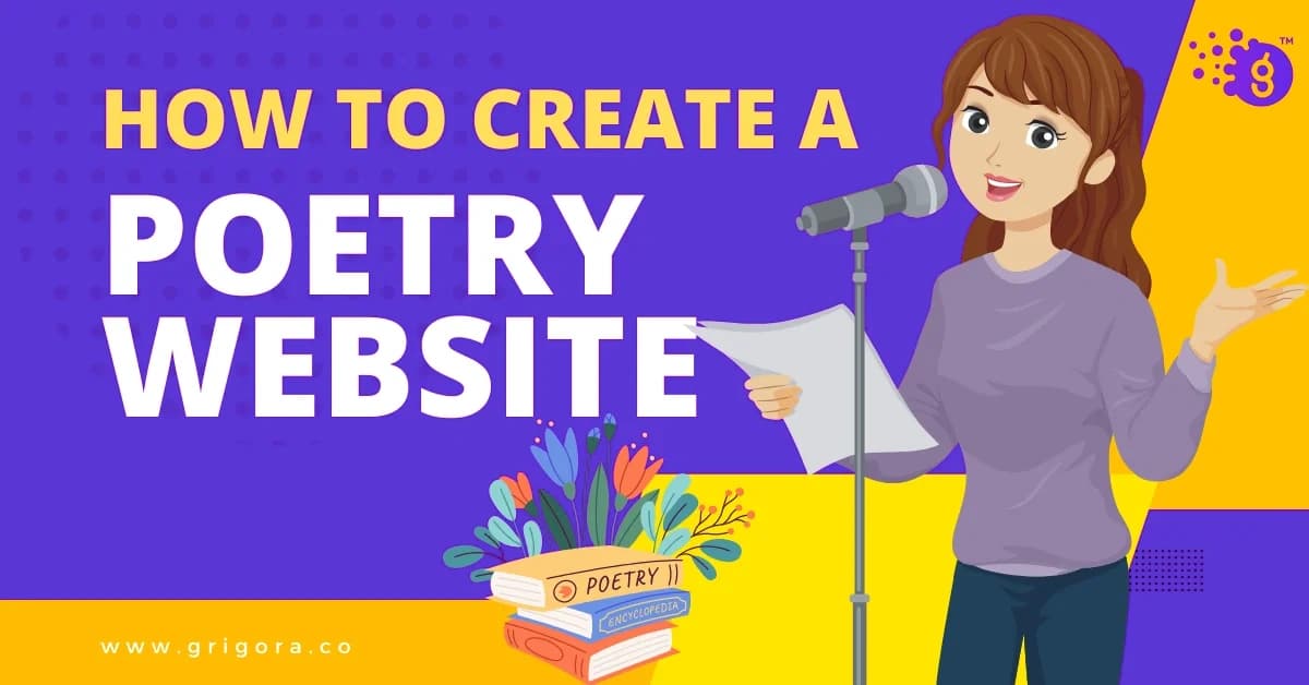 create a poetry website