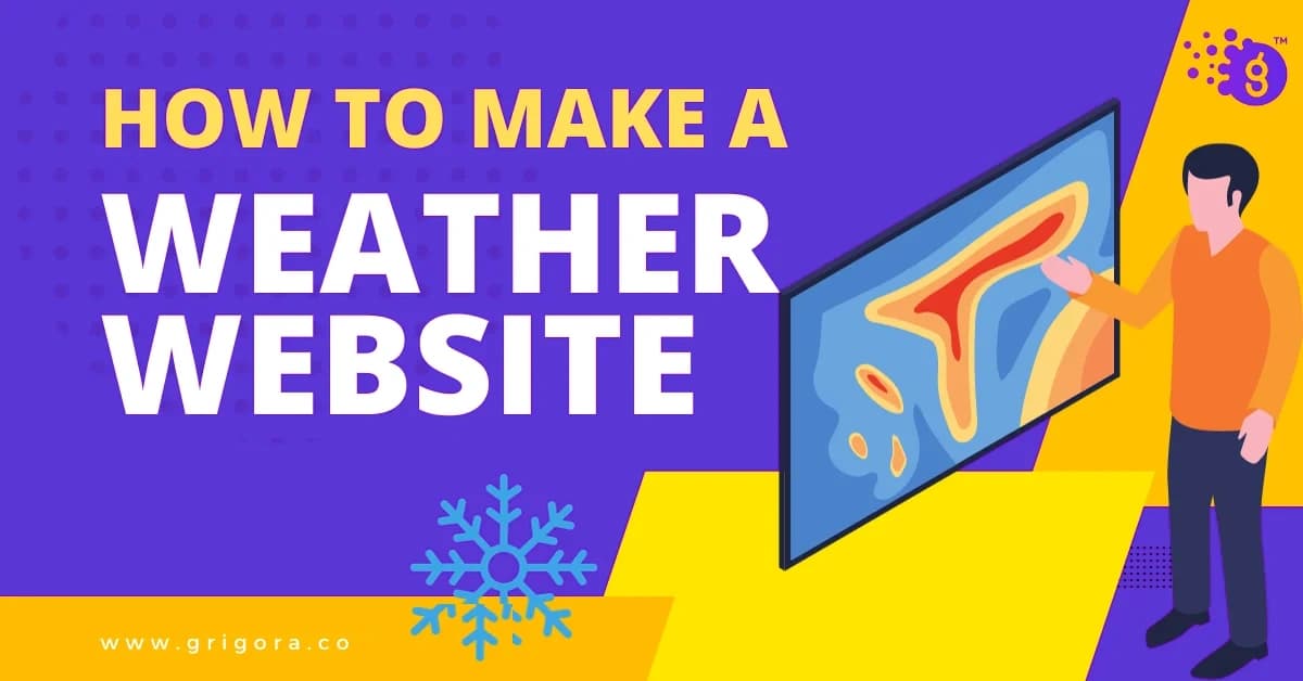 how to make a weather website