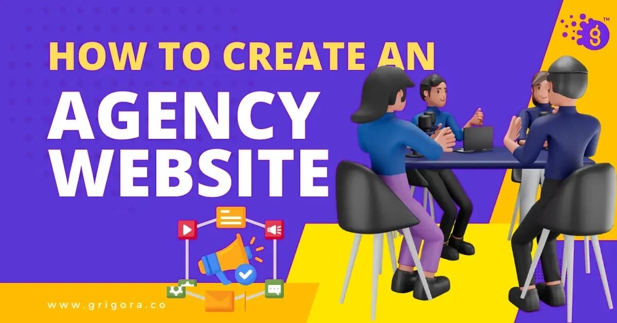 how to make an agency website