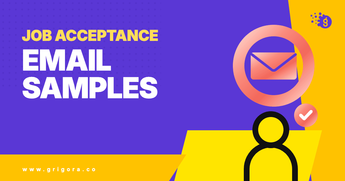 Job Acceptance Email Samples