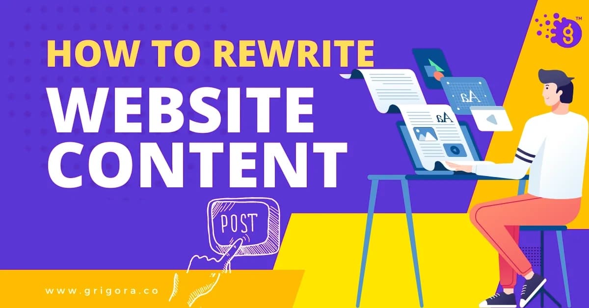 rewrite Website Content