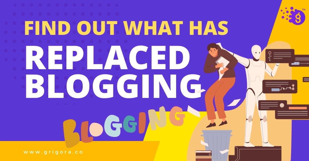 what has replaced blogging