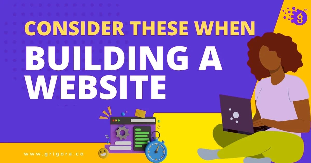what to consider when building a website