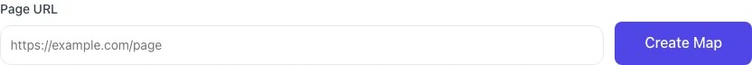 Empty Internal Link Map Creator before any input