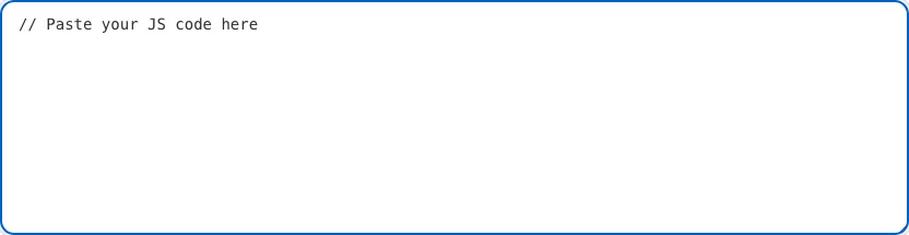 Js Minifier with input filled in