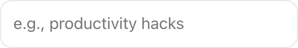 Empty Listicle Title Generator before any input