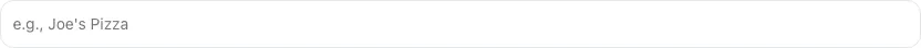 Empty Local SEO Checklist Generator before any input