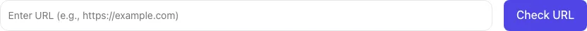 Empty Schema Rich Results Checker before any input