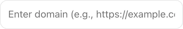Empty Sitemap Status Checker before any input
