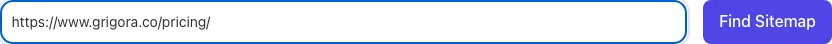 Sitemap Status Checker with input filled in