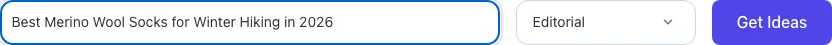 Title Rewrite Ideas Tool with input filled in