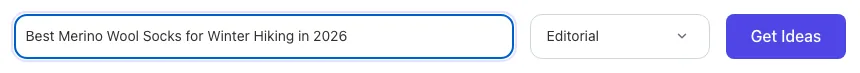 Title Rewrite Ideas Tool showing its result