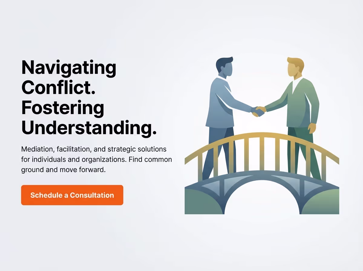 Make Conflict Resolution Specialist | AI Builder website preview