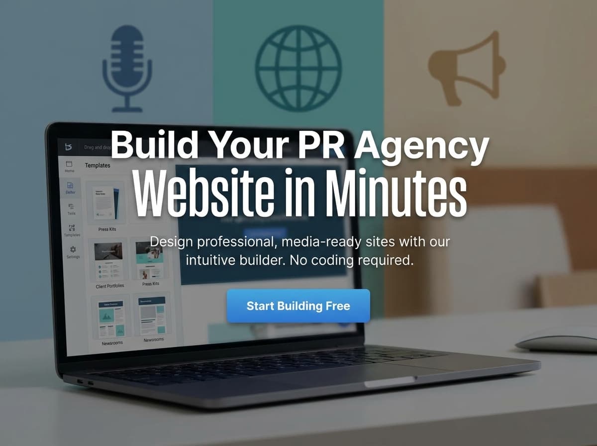PR Agency website preview