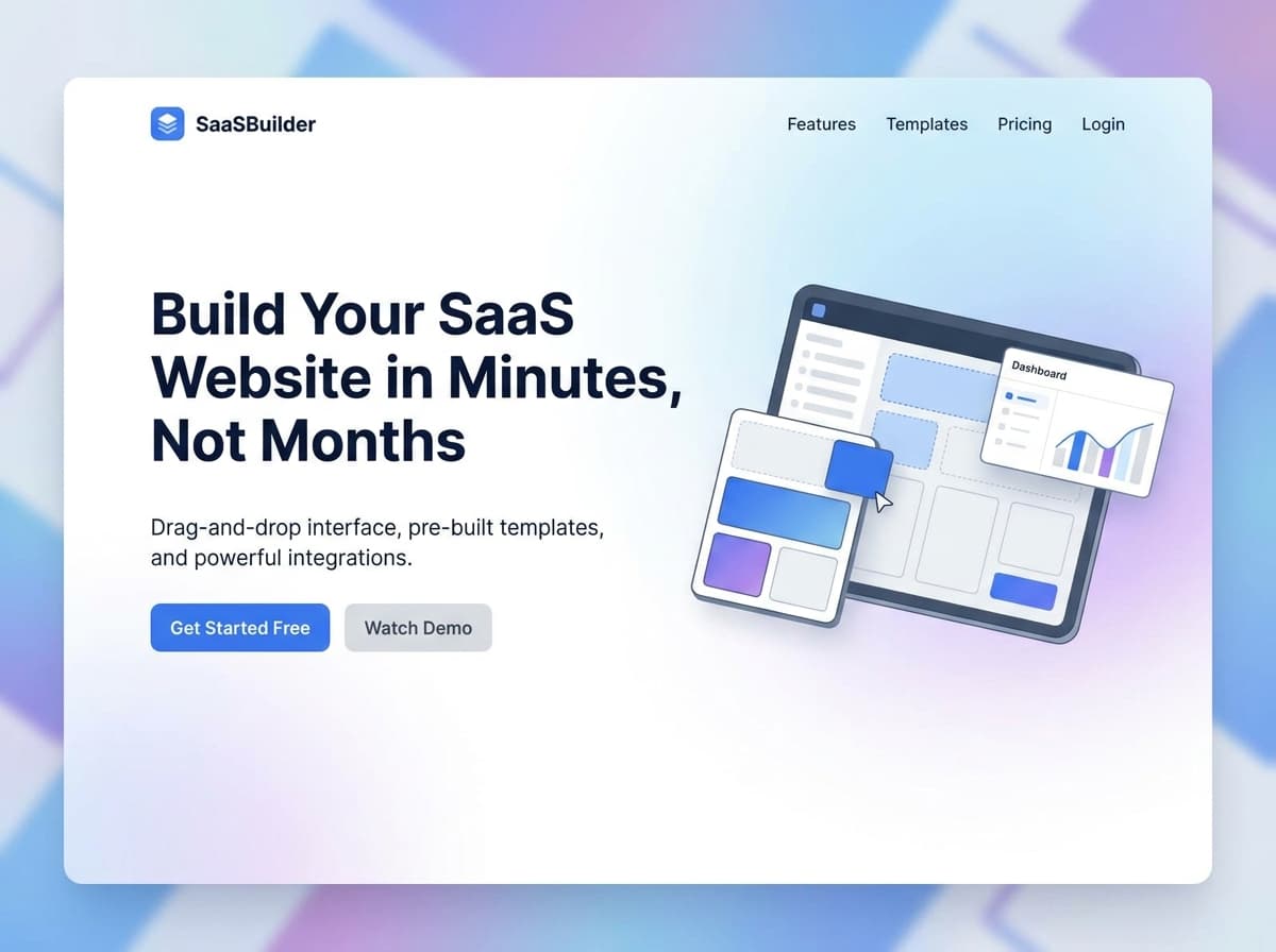SaaS Company website preview